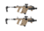 Strike Industries Polymer Backup Sights, Black, SI-SPBUS