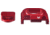 Strike Industries Slide Cover Plate, Glock GEN 1-5, V1, Anodized, Red, One Size, SI-GSP-V1-RED