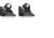 Strike Industries Strike ASM Ring Cap Multi-Optic Mount System, Black, SI-STRIKE-ASM-OM