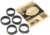 Strike Industries Strike Tactical Rubber Band - 34mm, 5-pack, Black, One Size, SI-BANGBAND-34MM-BK