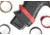 Strike Industries Strike Tactical Rubber Band - 34mm, 5-pack, Red, One Size, SI-BANGBAND-34MM-RED