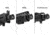Strike Industries Strike X-Comp Mini Cookie Cutter 02 for M18x1 RH, Black, One Size, SI-XCOMP-CC-02