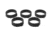 Strike Industries Tactical Rubber Bang Band, Black, 5-pack, SI-BANGBAND