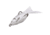 Strike King Bitsy Pad Swimbait, Pearl, 1/4oz, BPAD-84