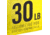 Strike King Contra Braid Fishing Line, 30lb Test, 150-Yards, Hi-Vis Yellow, LPB150-30Y