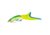 Strike King Hack Attack Pad Perch Fishing Lure, Hollow Body Topwater, Leopard Perch, 6in, 1/2oz, HAPP-155, HAPP-155