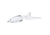 Strike King Hack Attack Pad Perch Fishing Lure, Hollow Body Topwater, Pearl, 6in, 1/2oz, HAPP-84, HAPP-84
