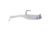 Strike King Homing Minnow Softbait, 3 pack, 2.5in, 1/4oz, Pearl, 12-36122
