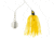 Strike King Micro-King Spinnerbait, Black Head/Yellow Skirt/Silver Blade, 1/16oz, 1 Pack, MC-4