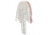 Strike King Perfect Skirt with Magic Tails, Bleeding Shad, 4in, 2 Pack, PFT32-218