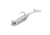 Strike King Pinger Minnow Softbait, 3 pack, 2.5in, 1/8oz, Carolina Chrome, 12-36146