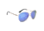 Strike King Plus Flyer Sunglasses, Shiny Gold Frame, Blue Revo Mirror, Gray Base Lens, SG-SKP423