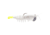 Strike King Pre-Rigged Tidal Shrimp 1/4oz, Pearl Chartreuse Tail, 2.75in, PRSSW275-492