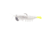 Strike King Pre-Rigged Tidal Shrimp 1/4oz, Pearl Chartreuse Tail, 2.75in, PRSSW275-492