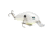 Strike King Pro Model Series 4S Fishing Lure, Shallow Diving Crankbait, Pearl Chartreuse Belly, 9/16oz, HC4S-518, HC4S-518
