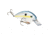 Strike King Pro Model Series 4S Fishing Lure, Shallow Diving Crankbait, Sexy Shad, 9/16oz, HC4S-590, HC4S-590