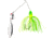 Strike King Promo Spinnerbait, Chartreuse &amp; Lime, 3/8oz, 1 Pack, MAPRO38CW-93