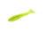 Strike King Rage Swimmer Saltwater, Soft Plastic Paddletail Minnow, Ribbed Body, High Tail, 3 1/4in, 8-Pack, Chartreuse Silver, RGSWSW325-415