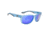 Strike King S11 Optics Cumberland Sunglasses, Matte Translucent Blue Frame, Multi Layer White Blue Mirror, Gray Base Lens, SG-S11941