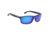 Strike King S11 Optics Brazos Sunglasses, Matte Black Frame, Multi Layer White Blue Mirror, Gray Base Lens, SG-S1196