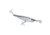 Strike King Strike King Evader 80 Hardbait, 3.25in, 7/16oz, Carolina Chrome, 12-36276