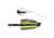 Strike King Tour Grade Night Spinnerbait, Bass Fishing Lure, Black Chartreuse, 1/2oz, TGN12C-200, TGN12C-200