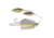 Strike King Tour Grade Painted Blade Spinnerbait, Bass Fishing Lure, Chrome Sexy Shad, 1/2oz, TGSB12WW-514P, TGSB12WW-514P