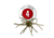 Strike King Tumbleweed Salted Softbait, 4 pack, 3in, Watermelon Red Flake, 12-36262