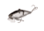 Strike King Wake Shad Topwater Baits, Mirage Chrome Black, 1oz, HCWS2-428