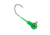 Strike King XL Stiletto Head Jig, 1/16oz, 1.5in, Limetreuse, 12-19104