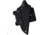 Stroup Knives Mini Mod 2 Black Fixed Blade Knife, 6.75in Overall, 3in Black Stonewash 1095HC Steel Blade, Black Sculpted G10 Handle, Kydex Sheath, MINI2-B-G10-S
