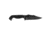Stroup Knives TU1, Fixed Blade Knife, 4.5 Clip Point Blade, 1095 High Carbon Steel, 9.25 Overall Length, Acid Etched Finish, Black, G10 Handle, Includes Sheath