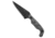 Stroup Stroup Knives Mini Fixed Blade Knife Gray G-10 3.00" Black Stonewash, Gray, 1095HC, adult, BHQ-218961