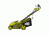 Sun Joe iON 40-Volt Hybrid Cordless / Electric 16-Inch Lawn Mower, Green ION16LM-HYB