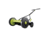 Sun Joe Manual Reel Mower, 14 inch, Quad Wheel, 9-Positions, Green MJ503M