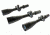 Sun Optics 8-32x50 Varmint Seeker 30mm Waterproof Rifle Scope, Fine Crosshair w/ Dot Reticle KS-AP83250