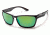 Suncloud Polarized Optics Cutout Sunglasses - Black Frame/Green Mirror Polarized Polycarbonate Lens S-CTPPGMBK