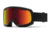 Suncloud Polarized Optics Riot Goggle-Black Eclipse-Red Sol-X Mirror