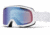 Suncloud Polarized Optics Riot Goggle-White Eclipse-Blue Sensor Mirror