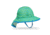 Sunday Afternoons Infant Sun Sprout Hat, Blue/Green Stripe, Infant S2F01553B51021