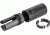 SureFire 3 Prong Flash Hider For M2H - Unthreaded Barrel, Black, SF3P-50BMG-M2HB