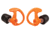 SureFire Comply EP10 Full Block Earplugs, Foam Tipped, Medium, 1 Pair, Orange, EP10-OR-MPR