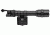 SureFire M612 Ultra Scout LED Weapon Light, 123A, White, 1000 Lumens, Black, M612U-BK