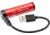 SureFire Micro USB Lithium Ion Protected 18650 Battery, 2.6Ah, Black SF18650B