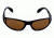 Dive Optics / Cozumel Sunglasses, Black Frame, Brown Lens