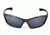 Survival Optics Sunglasses Wraps/Viper Sunglasses, Metallic Gray/Black Nose and Tip Pads Frame, SOS Logo, Pc Decenter Smoke-fm Lens 3231
