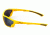 Survival Optics Sunglasses Wraps/Viper Sunglasses, Yellow/Gray Nose and Tips Pads Frame, SOS Logo, Pc Decenter Smoke-fm Lens 3232