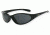 Survival Optics Sunglasses Heat X-Wraps Sunglasses Black, Miror Finish, PC Smoke Lenses 3246