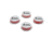 Survive Outdoors Longer SOL Tight Pack Survival Towel, 4 Pack, Red/White, 22in x 13in/558 x 330mm, 0140-1026