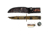 Survivor Fixed Blade Knives w/Compass and Survival Kit, 4.25 in, 3Cr13 Stainless Steel Stainless Steel, Bowie, Camo, HK-690CA